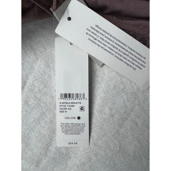 UGG Bralette Bra Taupe M Style - Picture 6 of 9